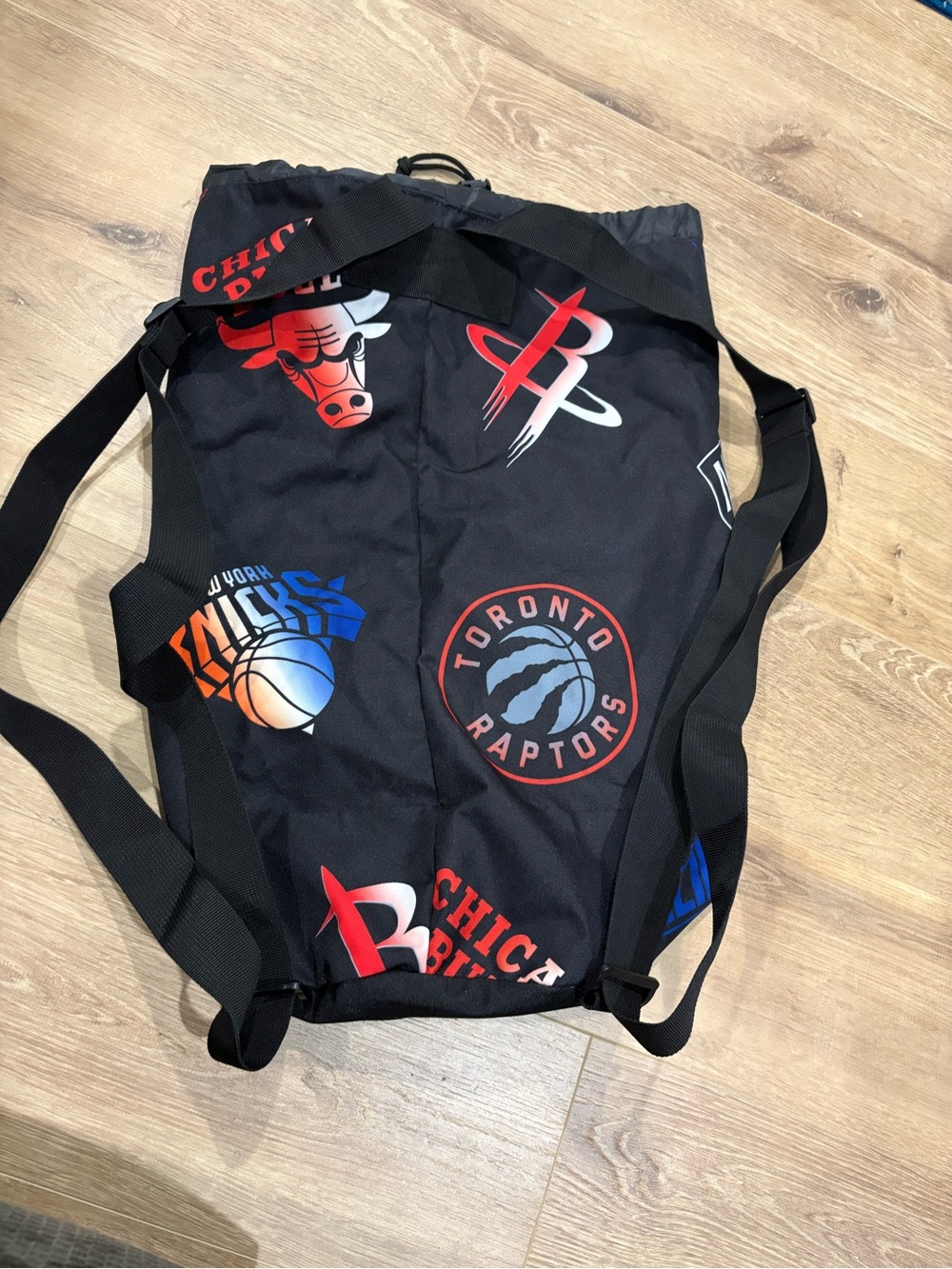 Hugo Boss Black NBA Team Logos Drawstring Backpack - Picture 4 of 6